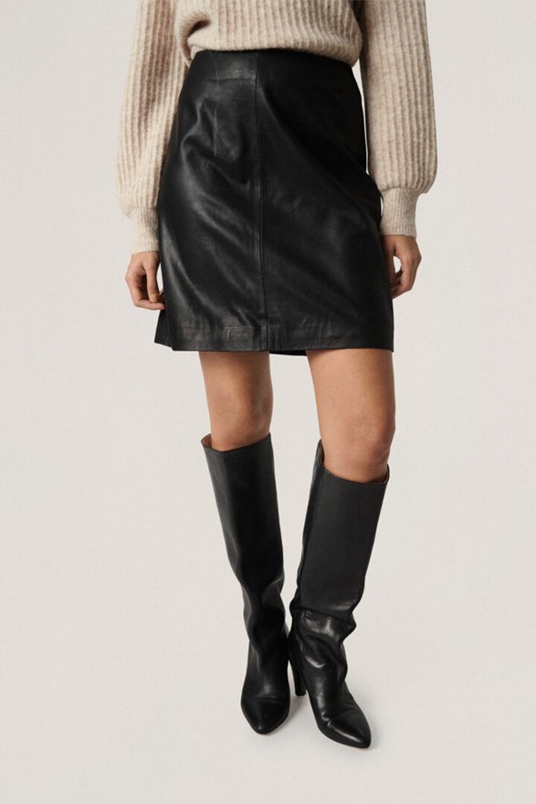 SLOlicia Leather Skirt