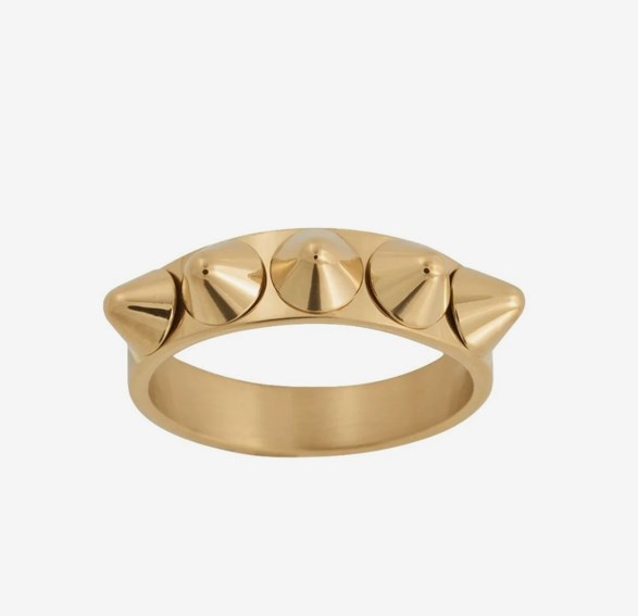 Peak Ring Single Gold