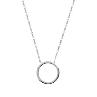 Circle Necklace Small Steel