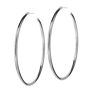Hoops Earrings Large Steel