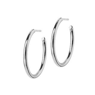 Hoops Earrings Medium Steel