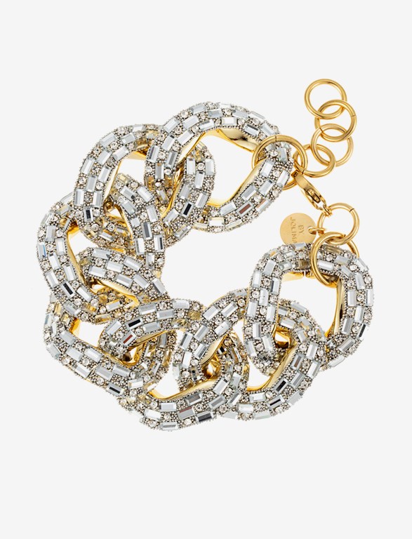 Sparkle crystal bracelet, gold
