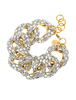 Sparkle crystal bracelet, gold